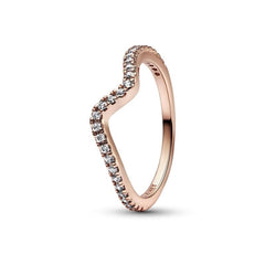 Ladies' Ring Pandora SPARKLING WAVE - RING - SIZE 54 -  Jewellery, Women -  Pandora.