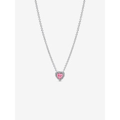 Ladies' Pendant Pandora 398425C02-45 Silver Pink -  Jewellery, Women -  Pandora.