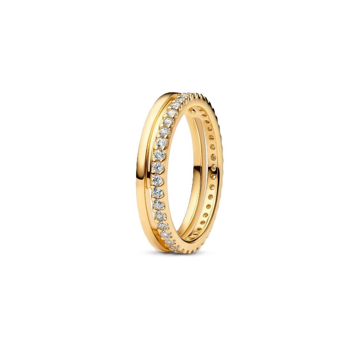 Ladies' Ring Pandora 163799C01-52 12 Golden -  Jewellery, Women -  Pandora.
