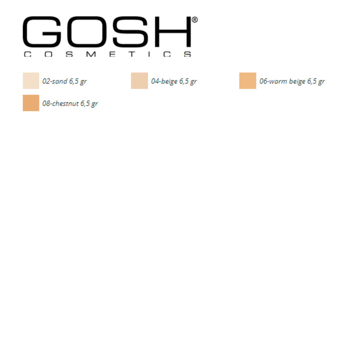 Compact Powders All in One Gosh Copenhagen (6,5 g) 6,5 g -  Beauty, Make-up -  Gosh Copenhagen.