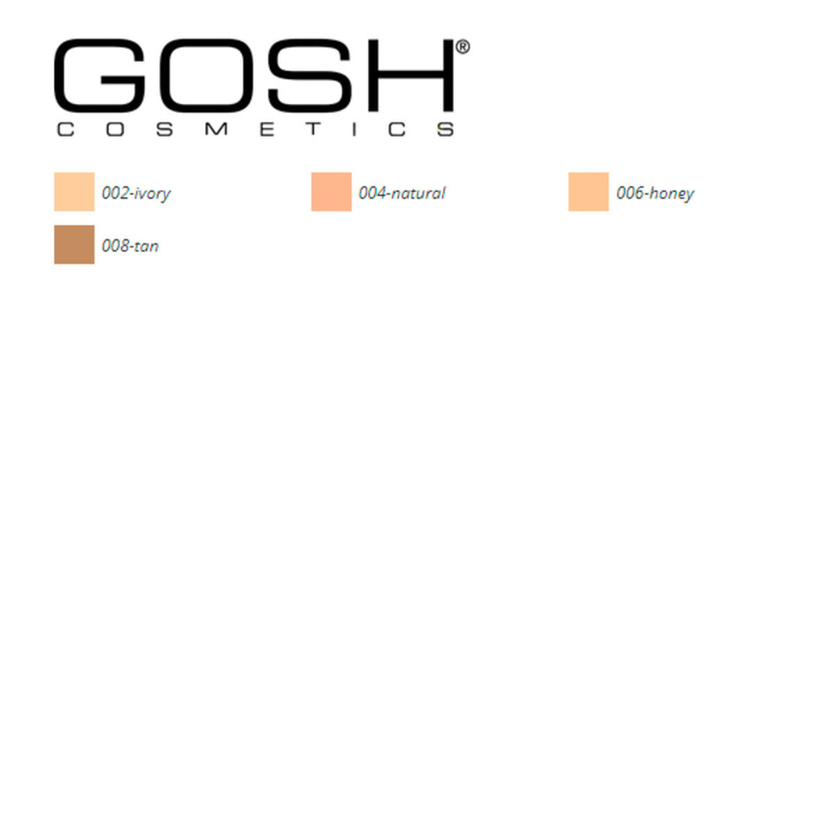 Loose Dust Mineral Gosh Copenhagen (8 g) 8 g -  Beauty, Make-up -  Gosh Copenhagen.