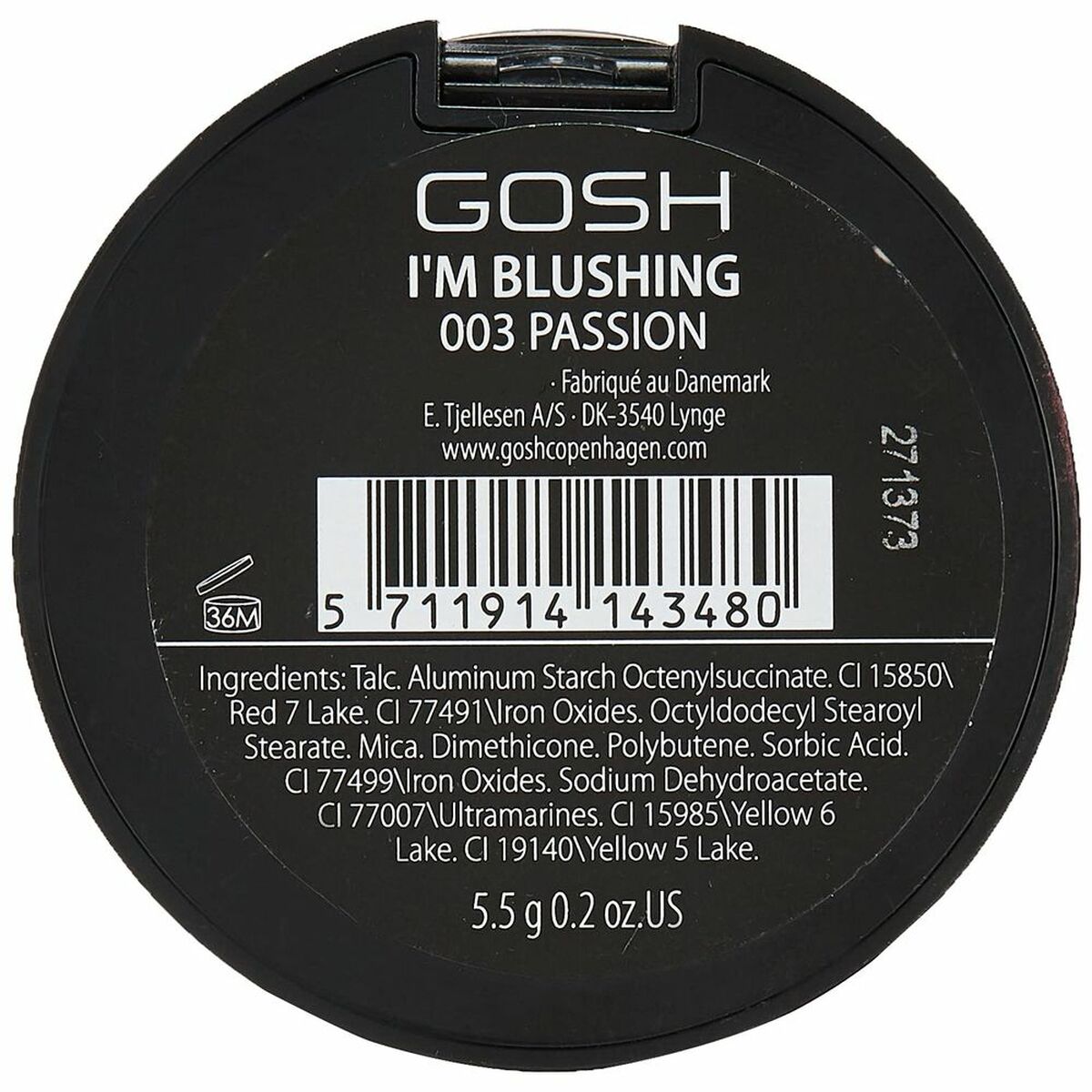 Blush Gosh Copenhagen (5,5 g) -  Beauty, Make-up -  Gosh Copenhagen.