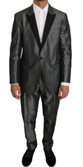 Dolce & Gabbana Gray Patterned MARTINI 2 Piece Suit -   -  Dolce & Gabbana.