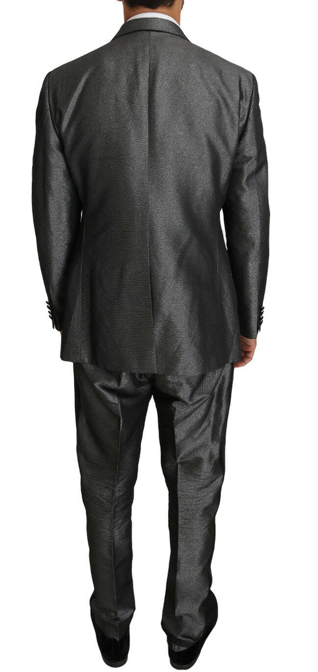 Dolce & Gabbana Gray Patterned MARTINI 2 Piece Suit -   -  Dolce & Gabbana.
