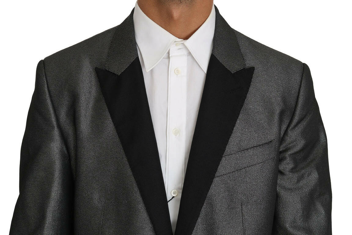 Dolce & Gabbana Gray Patterned MARTINI 2 Piece Suit -   -  Dolce & Gabbana.