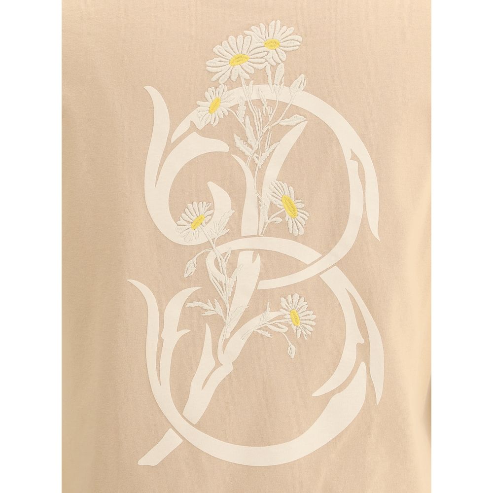 Burberry Floral logo T-shirt -   -  Burberry.