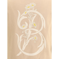 Burberry Floral logo T-shirt -   -  Burberry.