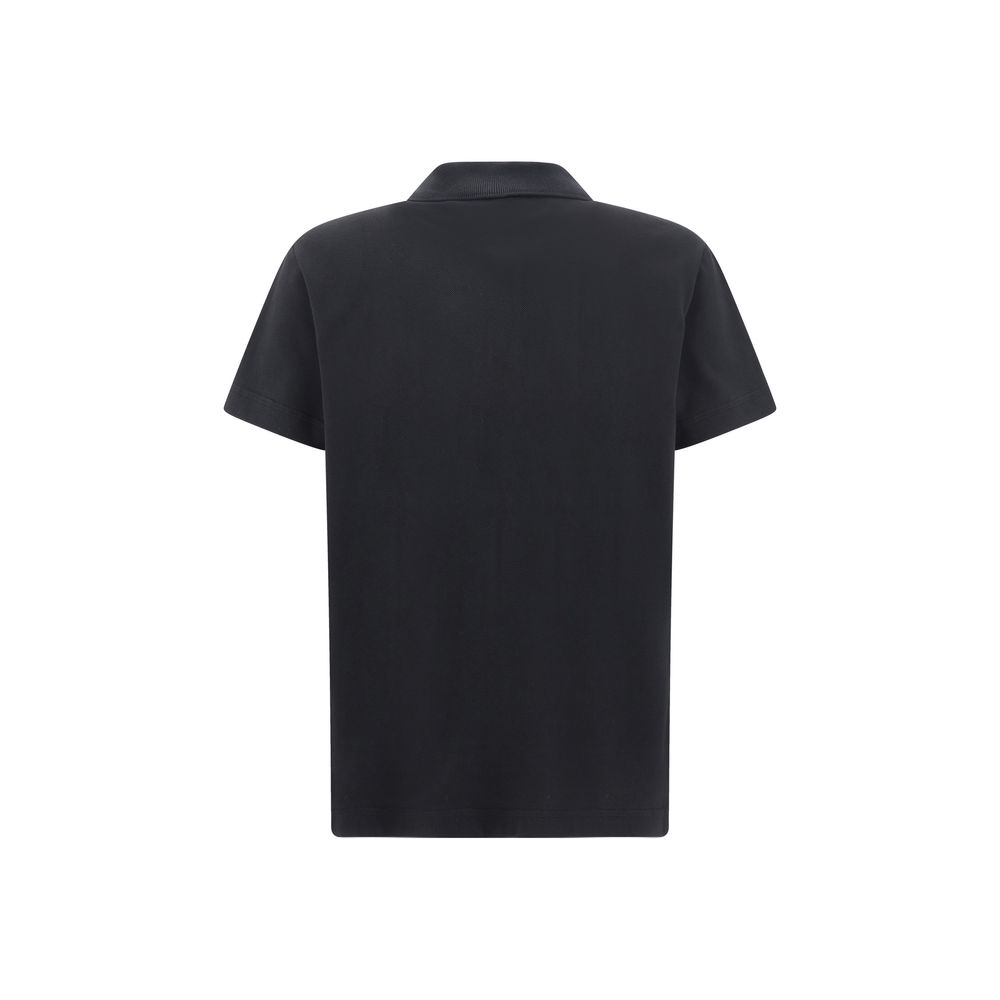 Burberry Equestrian Knight Polo Shirt -   -  Burberry.