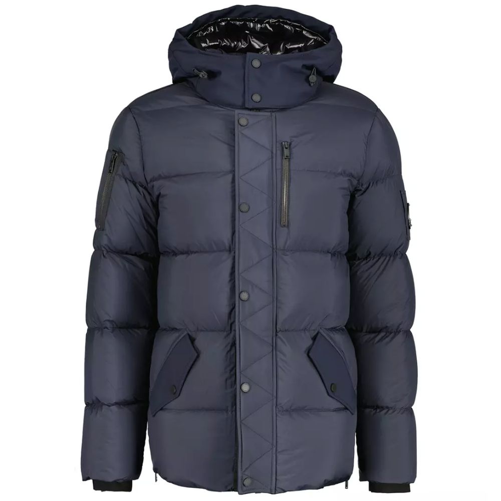 Moose Knuckles Blue Nylon Jacket -   -  Moose Knuckles.