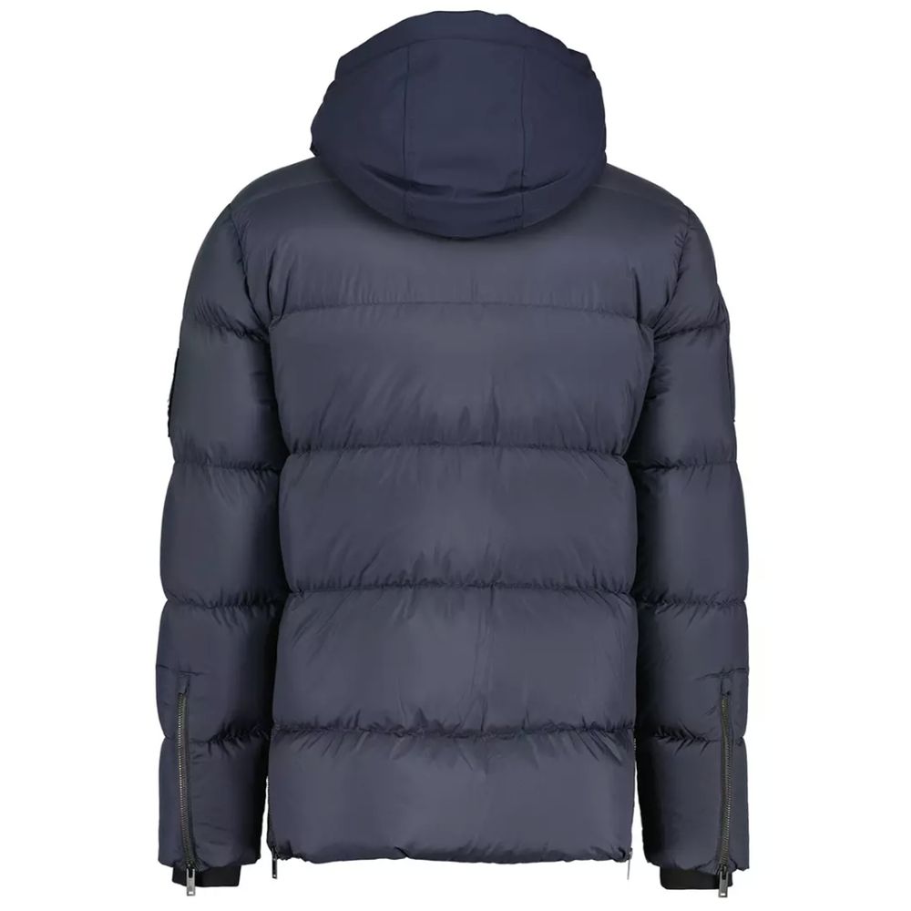 Moose Knuckles Blue Nylon Jacket -   -  Moose Knuckles.