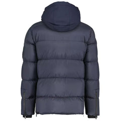 Moose Knuckles Blue Nylon Jacket -   -  Moose Knuckles.