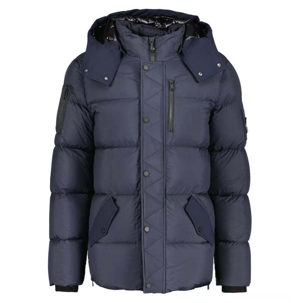 Moose Knuckles Blue Nylon Jacket -   -  Moose Knuckles.