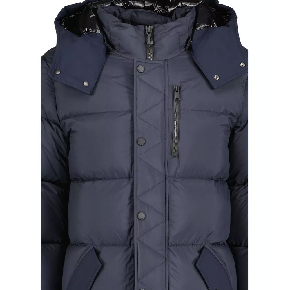 Moose Knuckles Blue Nylon Jacket -   -  Moose Knuckles.