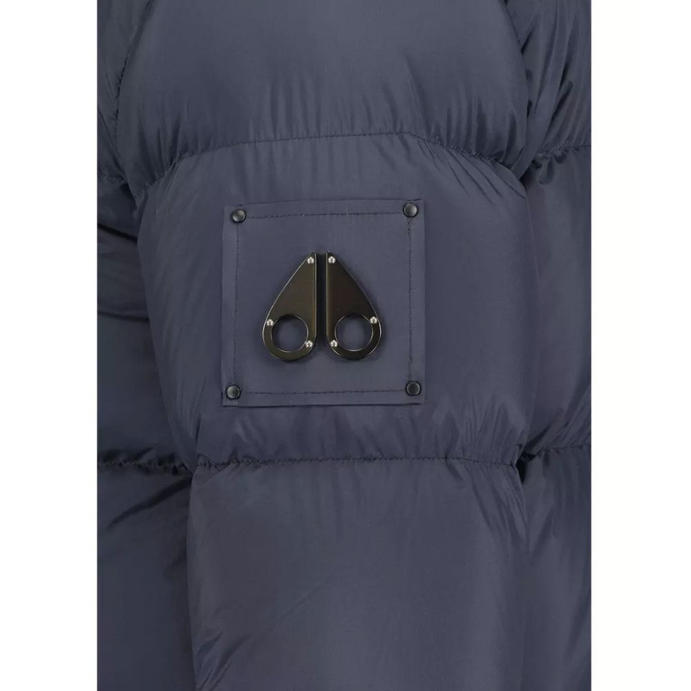Moose Knuckles Blue Nylon Jacket -   -  Moose Knuckles.