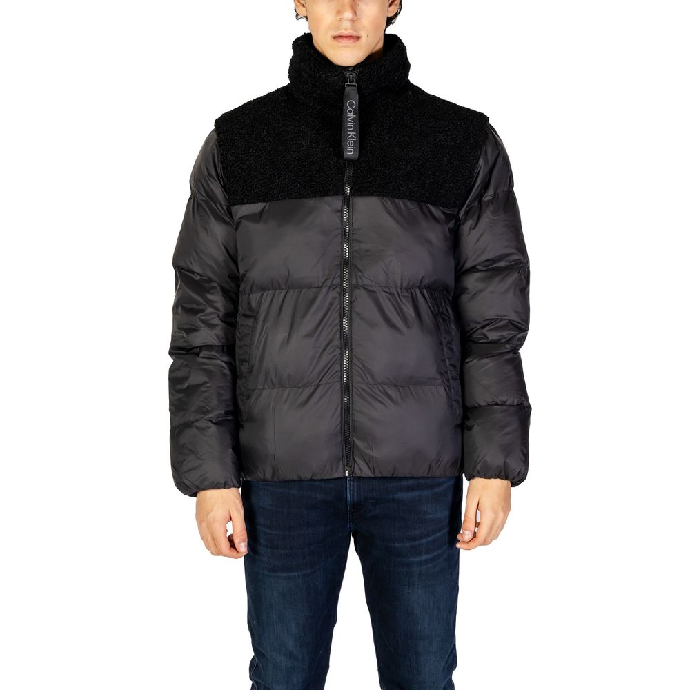 Calvin Klein Jeans Black Recycled Polyester Jackets & Coat -   -  Calvin Klein Jeans.