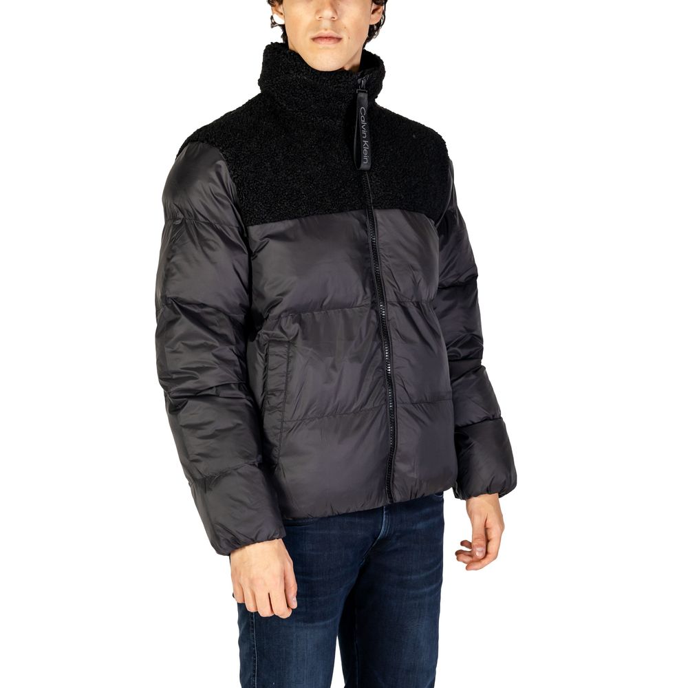 Calvin Klein Jeans Black Recycled Polyester Jackets & Coat -   -  Calvin Klein Jeans.