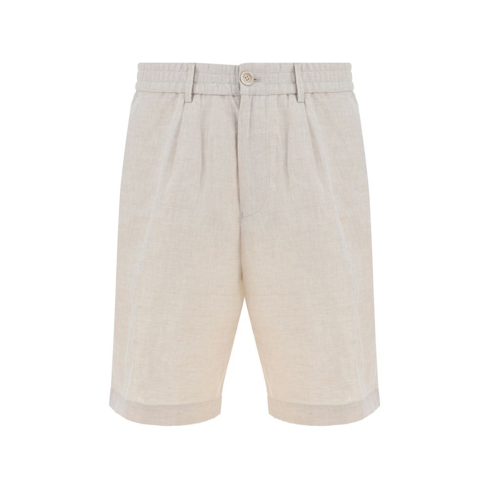 Brunello Cucinelli Linen Shorts -   -  Brunello Cucinelli.