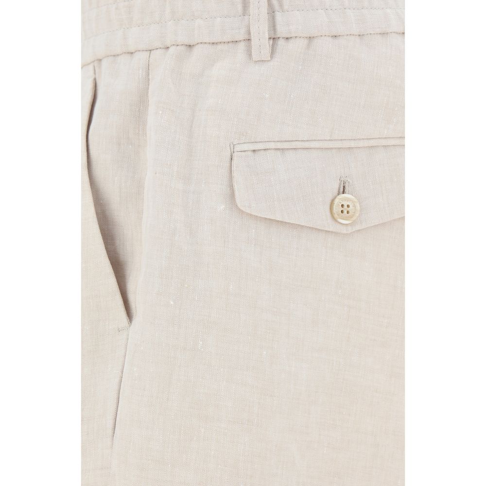 Brunello Cucinelli Linen Shorts -   -  Brunello Cucinelli.