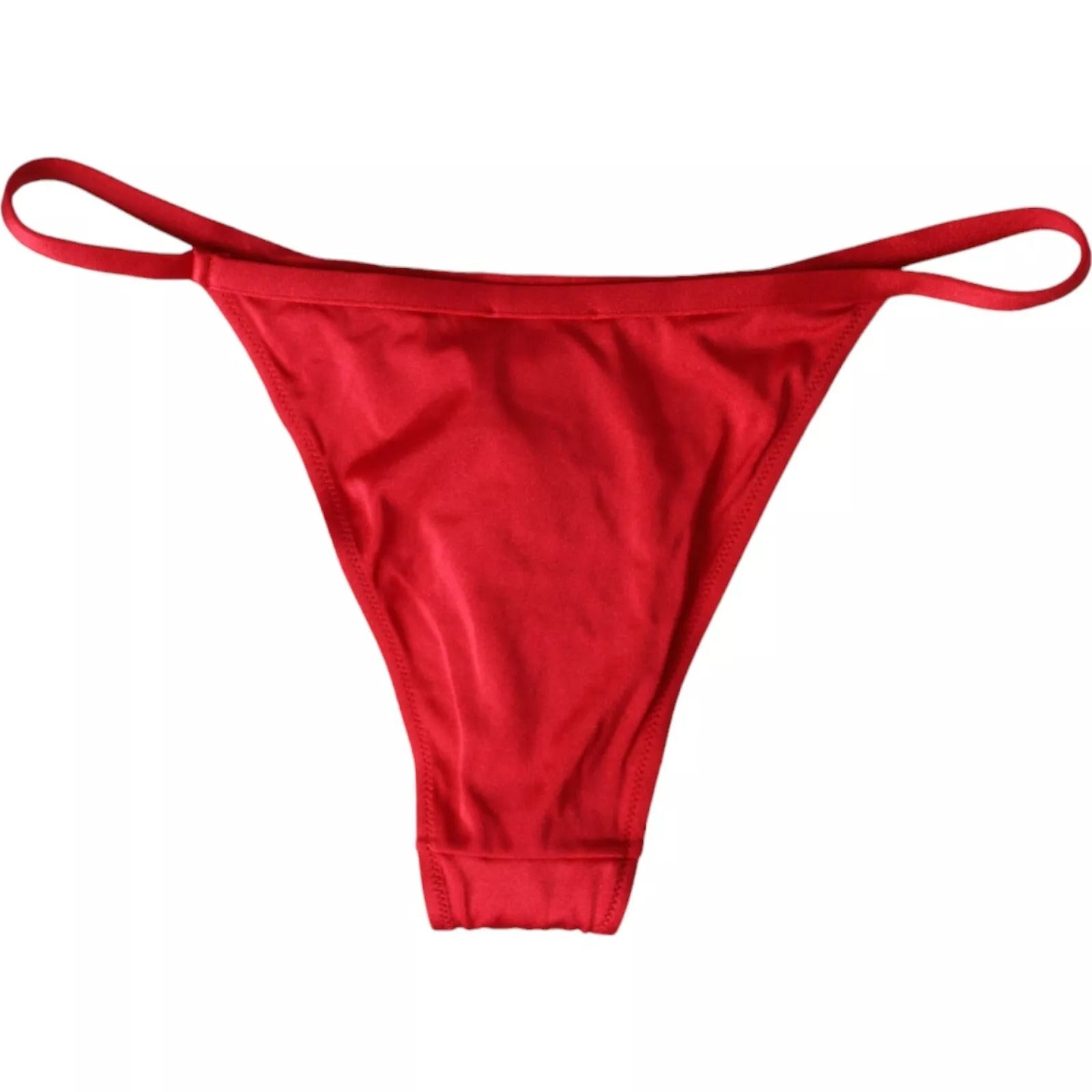 Dolce & Gabbana Red Nylon Stretch Beachwear Swimwear Bottom Bikini -   -  Dolce & Gabbana.