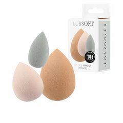 Make-up Sponge Lussoni Esponjas Lote Multicolour 3 Pieces -  Beauty, Utensils and accessories -  Lussoni.