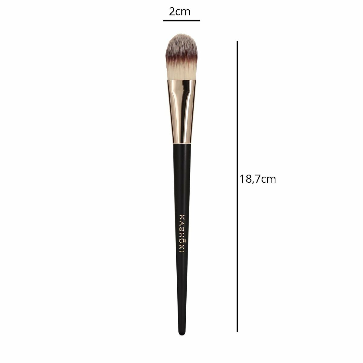 Make-up base brush Kashōki Kashoki Flat (1 Unit) -  Beauty, Utensils and accessories -  Kashōki.