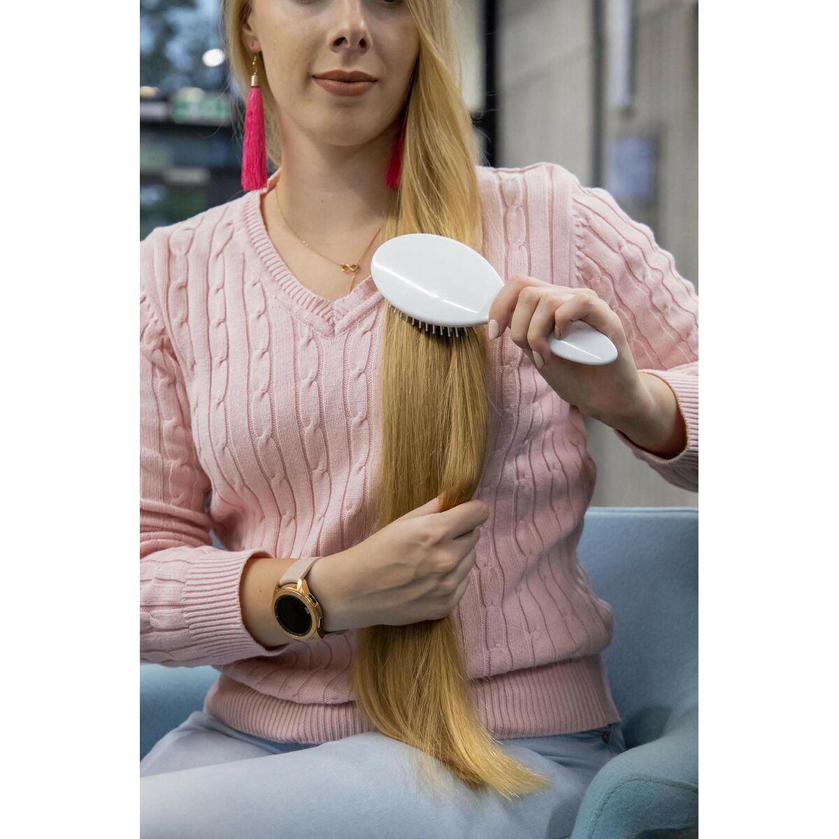 Detangling Hairbrush Ilū Easy Detangling Oval -  Beauty, Hair care -  Ilū.