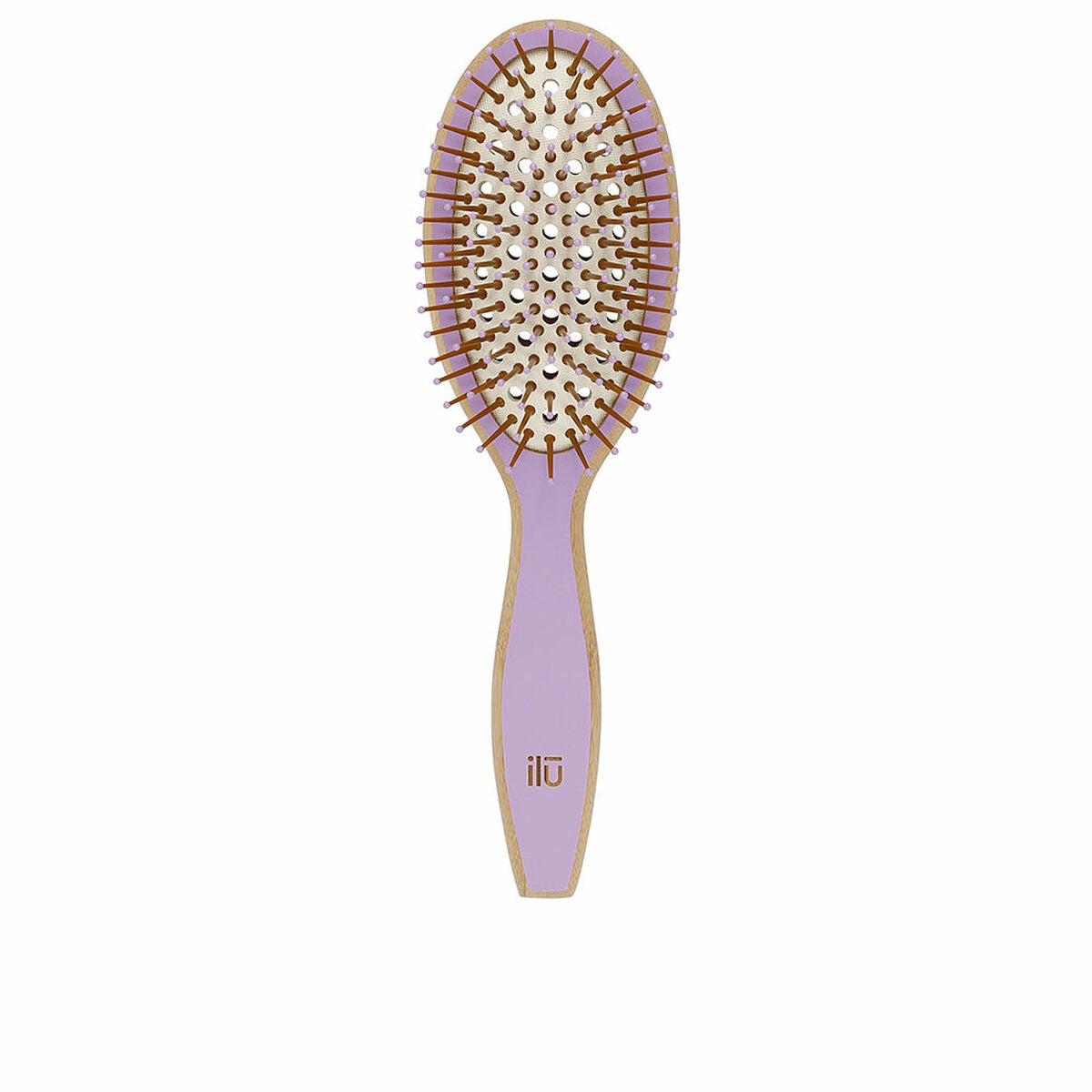 Detangling Hairbrush Ilū Bamboom Purple Medium Oval -  Beauty, Hair care -  Ilū.