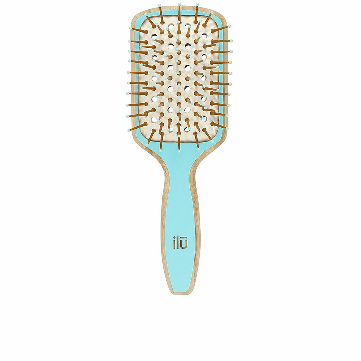 Detangling Hairbrush Ilū Bamboom Blue Squared -  Beauty, Hair care -  Ilū.