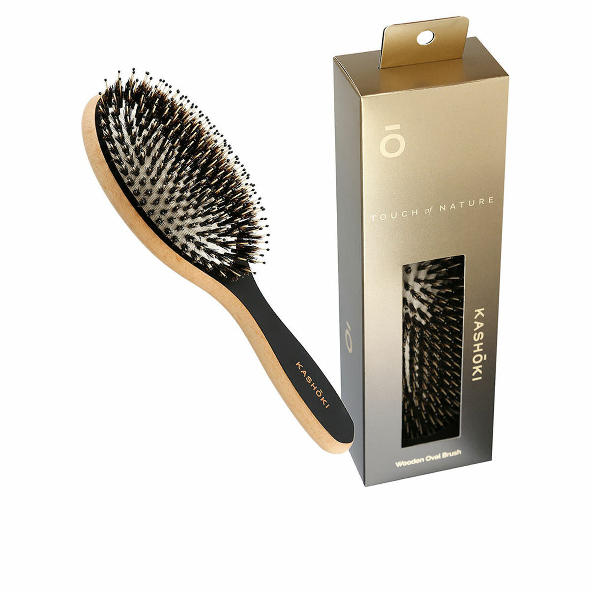 Detangling Hairbrush Kashōki Touch Of Nature Oval -  Beauty, Hair care -  Kashōki.