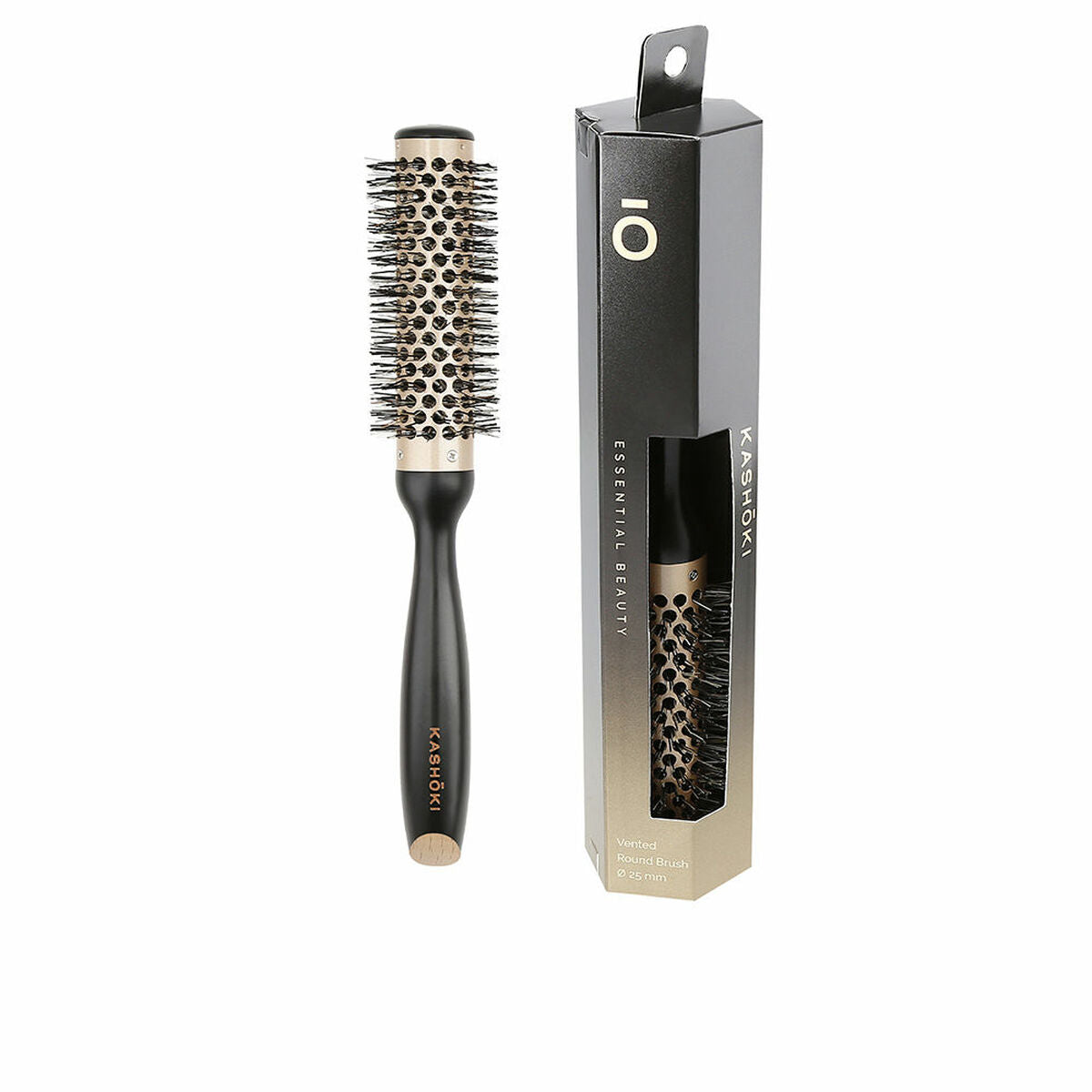 Styling Brush Kashōki Essential Beauty Ø 25 mm Wood -  Beauty, Hair care -  Kashōki.