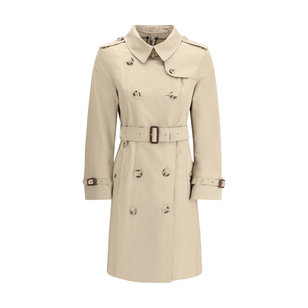Burberry Breasted Trench Jacket -   -  Burberry.
