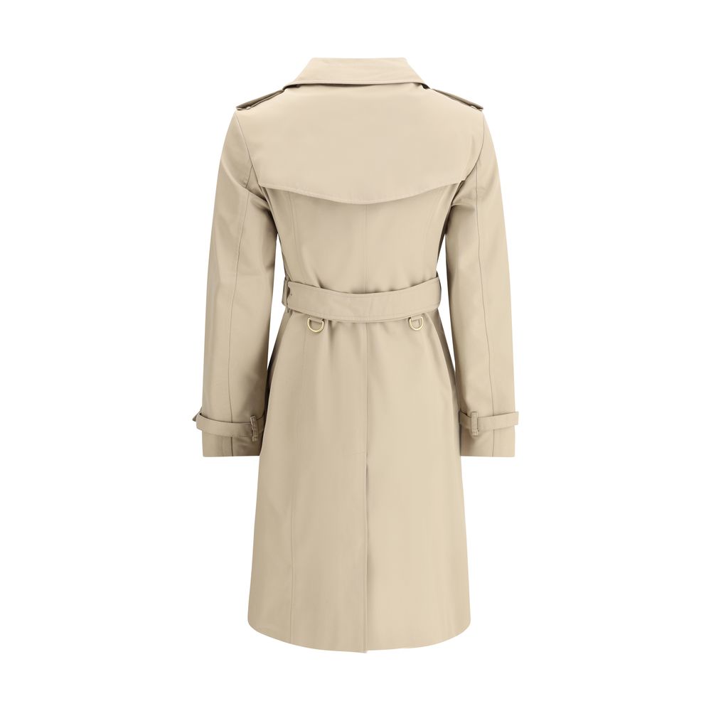 Burberry Breasted Trench Jacket -   -  Burberry.