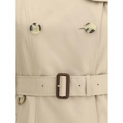 Burberry Breasted Trench Jacket -   -  Burberry.