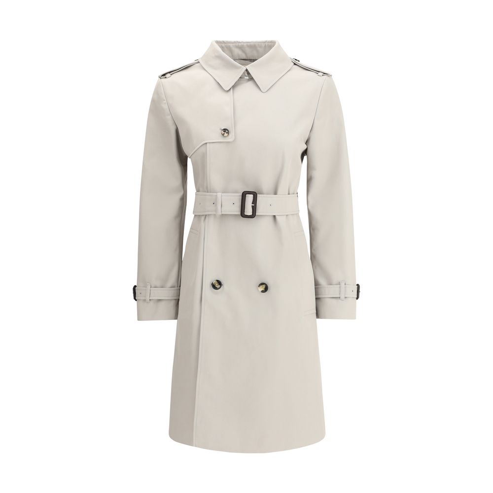 Burberry Breasted  Trench Jacket -   -  Burberry.
