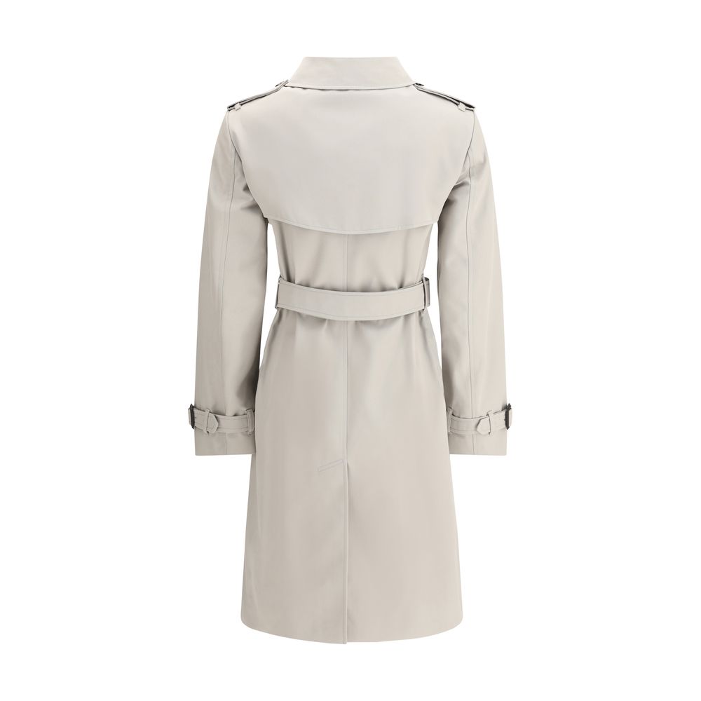 Burberry Breasted  Trench Jacket -   -  Burberry.