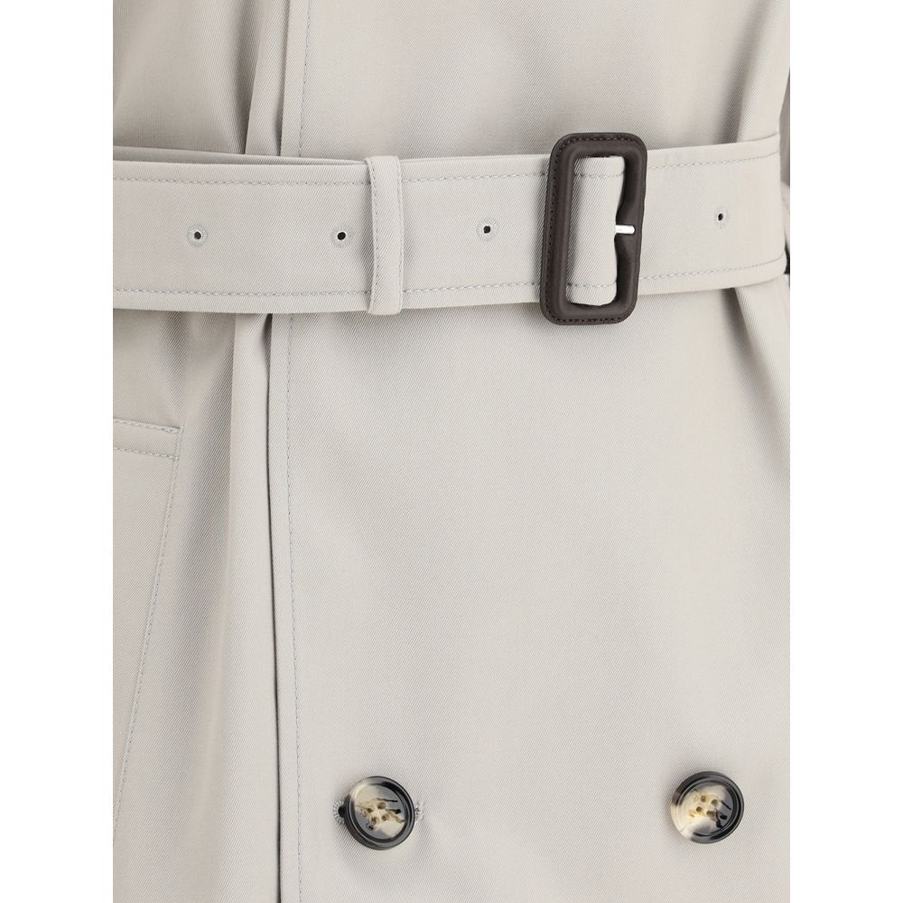 Burberry Breasted  Trench Jacket -   -  Burberry.