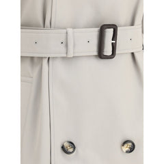 Burberry Breasted  Trench Jacket -   -  Burberry.