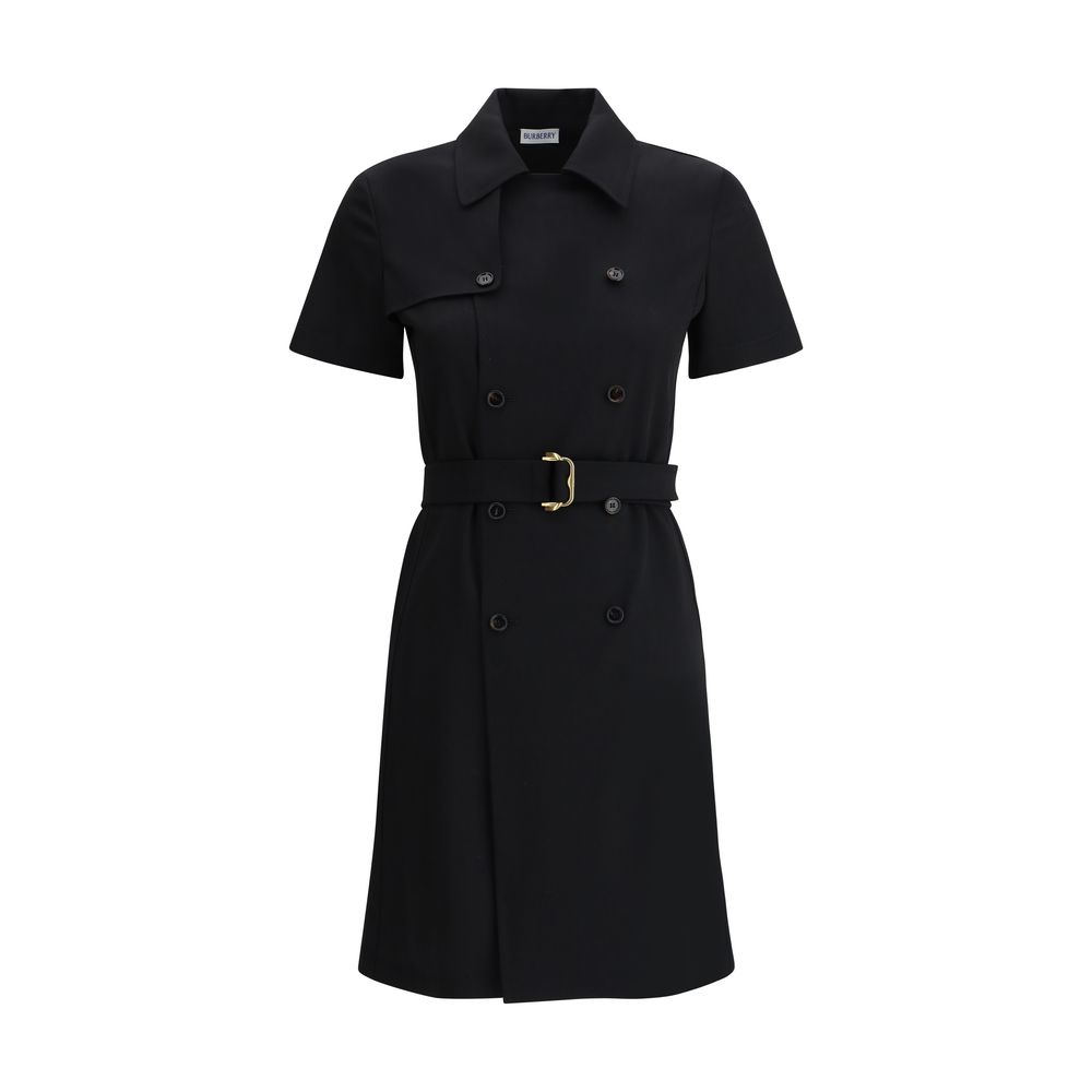 Burberry Belted midi Dress -   -  Burberry.