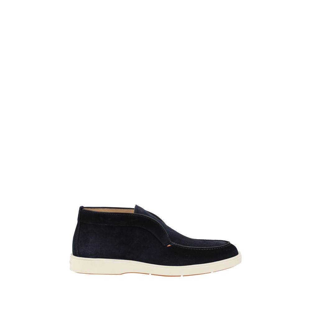 Santoni Suede Loafers -   -  Santoni.