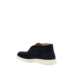 Santoni Suede Loafers -   -  Santoni.