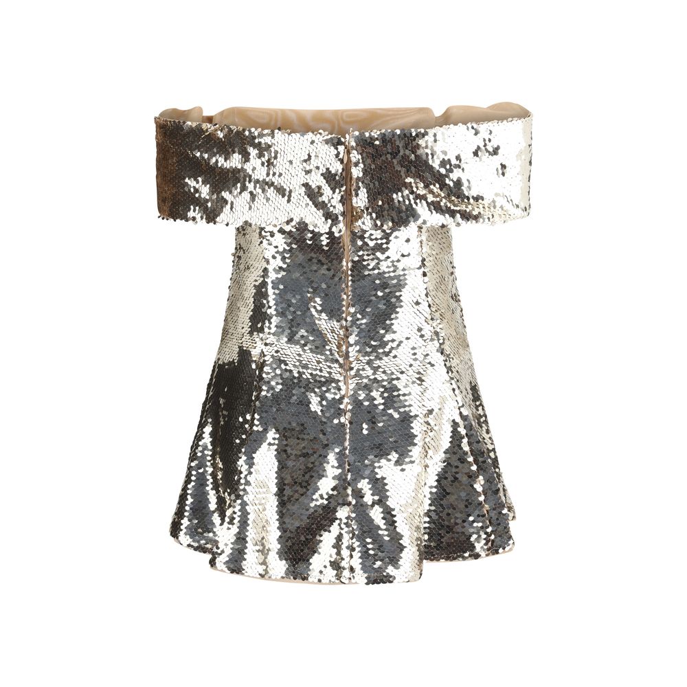 Self-Portrait Off-shoulder mini Dress -   -  Self-Portrait.