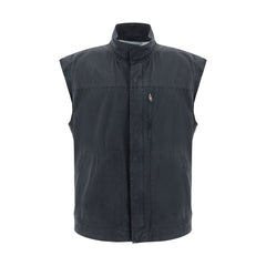 MM6 Double Woven Vest -   -  MM6.