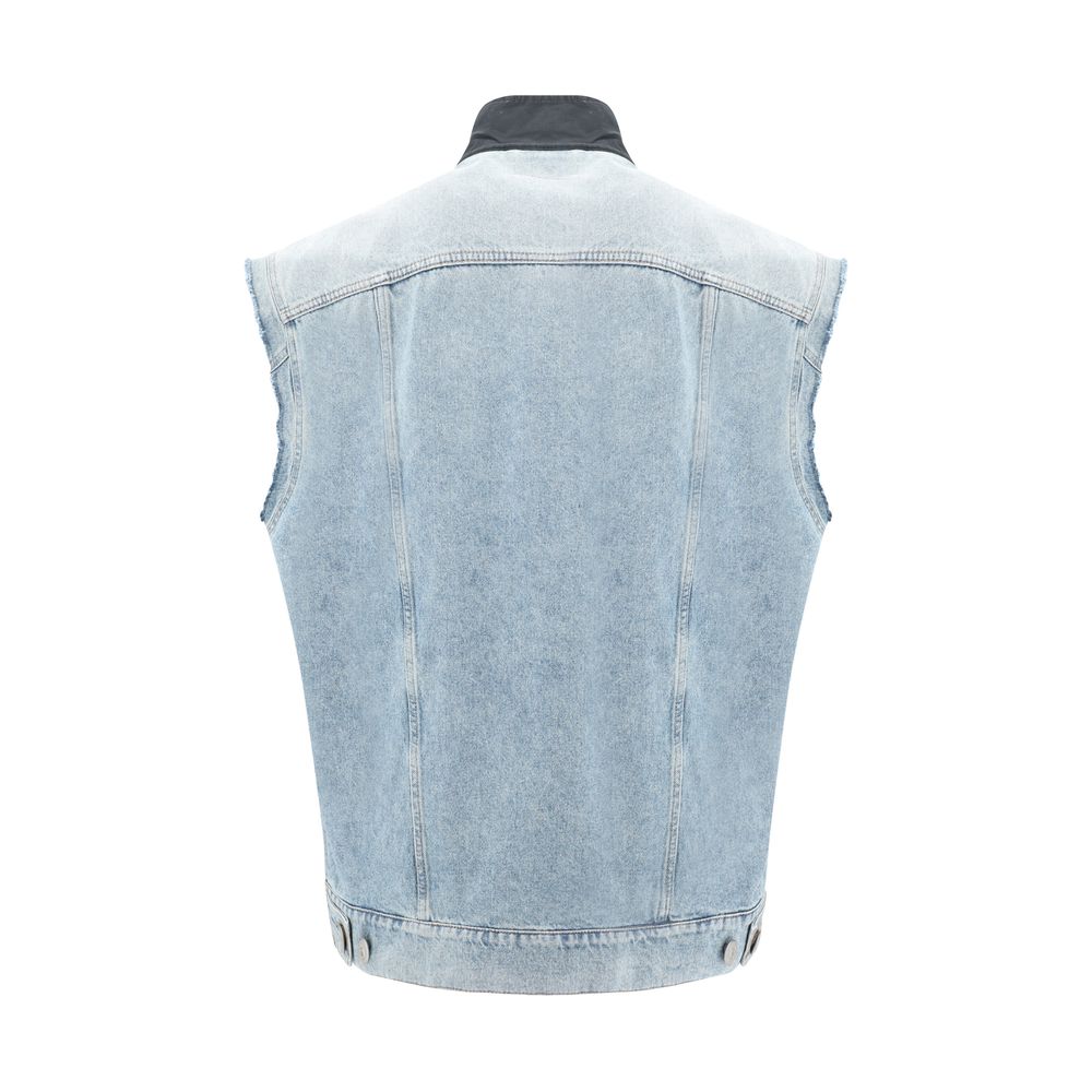 MM6 Double Woven Vest -   -  MM6.