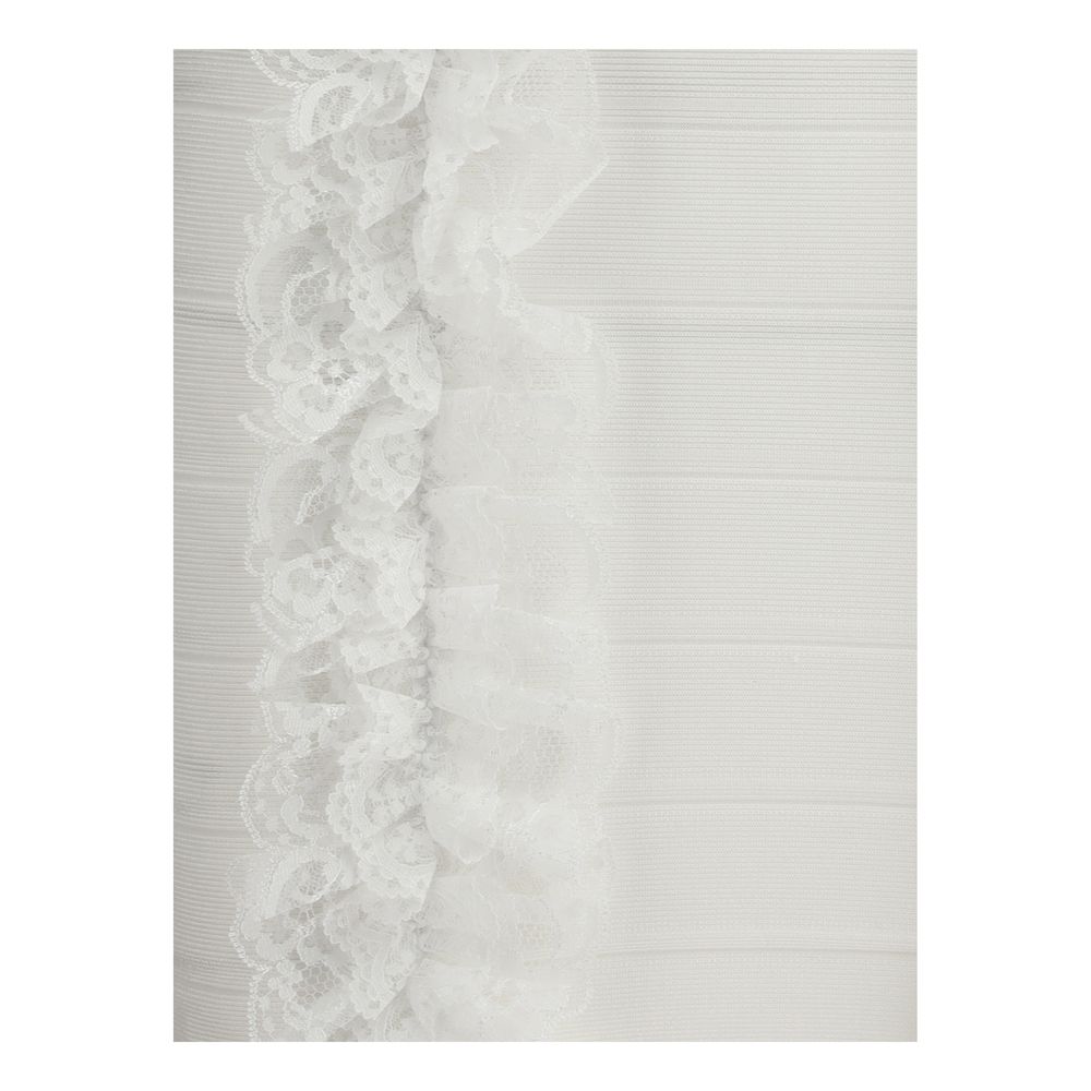 Self-Portrait Knit Ruffle mini Dress -   -  Self-Portrait.