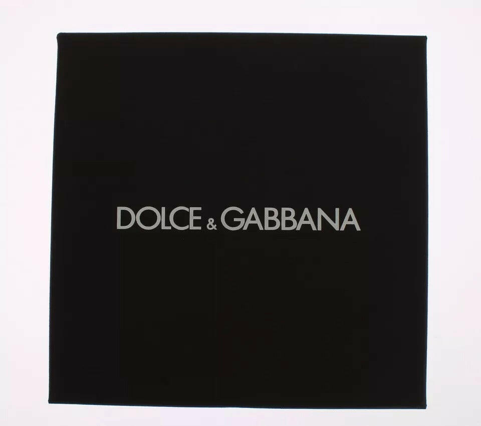Dolce & Gabbana Silver Brown Raffia Leather Clasp Finder Chain Keyring -   -  Dolce & Gabbana.