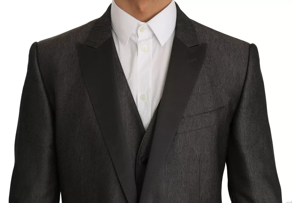 Dolce & Gabbana Gray MARTINI 2 Piece Vest Coat Blazer -   -  Dolce & Gabbana.