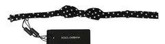 Dolce & Gabbana Black Polka Dots Adjustable Neck Bow Tie -  Neckties, Men -  Dolce & Gabbana.