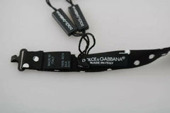 Dolce & Gabbana Black Polka Dots Adjustable Neck Bow Tie -  Neckties, Men -  Dolce & Gabbana.