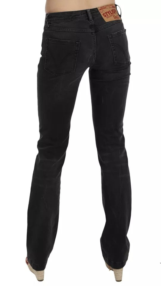 Dolce & Gabbana Black Slim Fit Cotton Jeans D&G Pants -   -  Dolce & Gabbana.