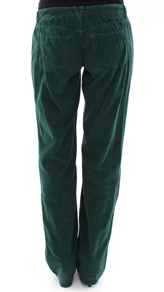 Dolce & Gabbana Green Cotton Corduroys SLIMMY Fit D&G Pants -   -  Dolce & Gabbana.